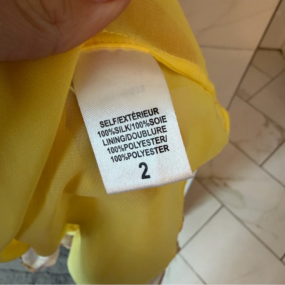 Loveshackfancy Ashley Silk Yellow Dress - Picture 5 of 6